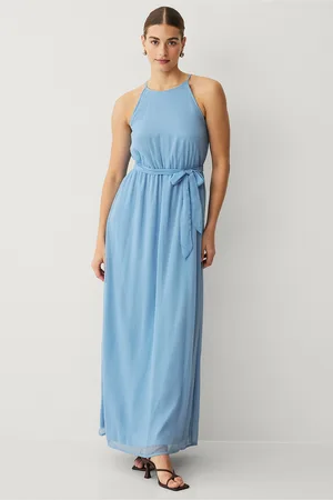 VILA Maximekko viFalia Belted Long Dress