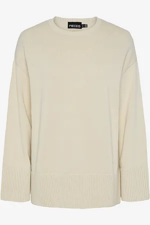 Pieces® Paita pcAva LS O-neck Slit Knit
