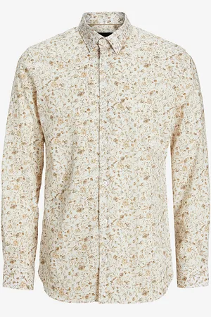 JACK & JONES Paita jprBlabarnes Print Dobby L/S Shirt