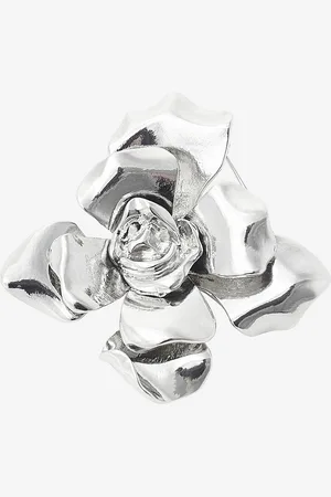 Bow19 Rintaneula Rose Brosche Silver
