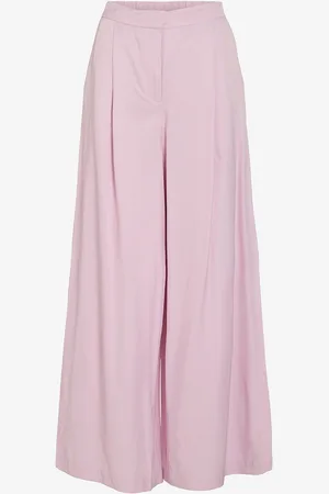 VILA Housut viGry HW Pleated Wide Fit Pants