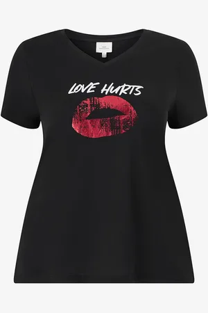 ONLY Toppi carLydia Life SS V-neck Reg Tee Jrs