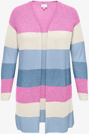 ONLY Neuletakki caraAtija L/S Stripe Cardigan Knt