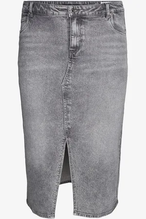 VERO MODA Farkkuhame vmCveri HR Calf Denim Skirt GA Cur