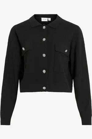 VILA Neuletakki viJulisa L/s Short Knit Cardigan/bf