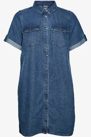VERO MODA Farkkumekko vmcJennie SS Short Denim Dress