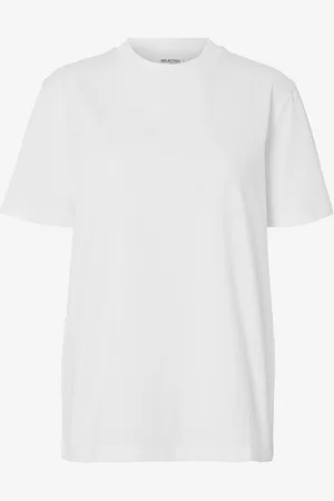 SELECTED Toppi slfRelax Colwoman SS Mock Neck Tee
