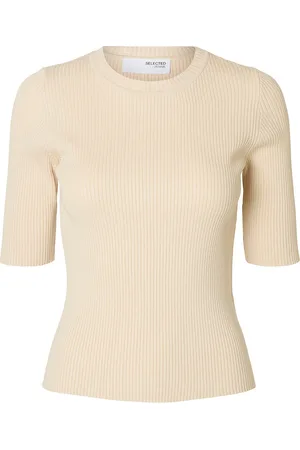 SELECTED Toppi slfMali 2/4 Knit O-neck