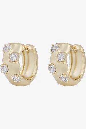 SNÖ of Sweden Korvakorut Jen Stone Wide Ring Ear