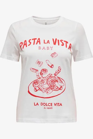 ONLY T-paita onlPenny Life Reg S/S Food Top Box