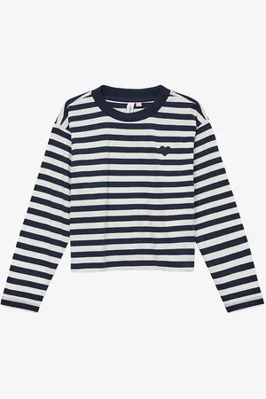 VERO MODA Toppi vmLeila Stripe LS Cropped Top Girl