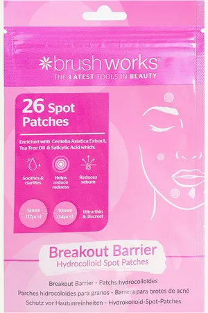 Brushworks Breakout Barrier Hydrocolloid Spot Patches - 26 Pieces