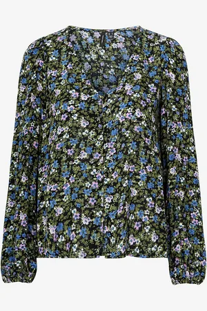 VERO MODA Pusero vmGloria L/S V-neck Shirt