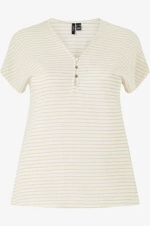 VERO MODA Toppi vmCbalola C/s V-neck Jrs Btq CU