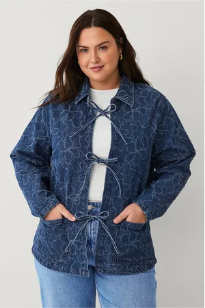 Zizzi Farkkutakki caTami L/S Indoor Jacket