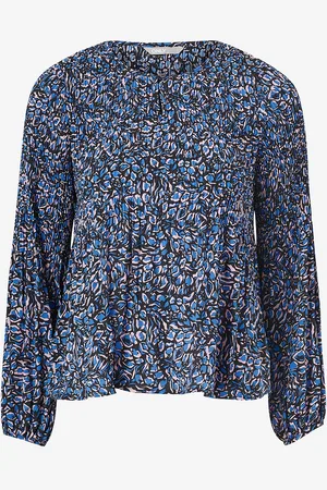 ONLY Pusero onlTanny L/S Mini Plisse Top Wvn
