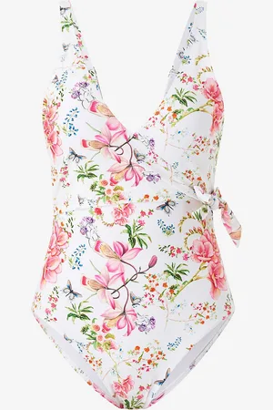 KAANDA Beach life Uimapuku Wrap Onepiece w Fix Cups And Adjustable Strapes