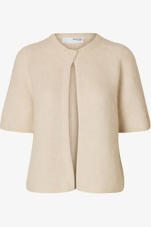 SELECTED Neuletakki slfSia Ras 2/4 Rib Knit NO