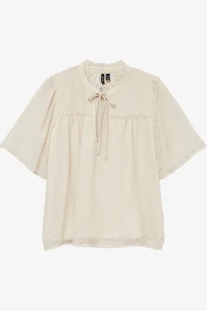 VERO MODA Pusero vmLeah SS Lace Top