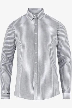 Lindbergh Paita Striped Superflex Oxford L/S