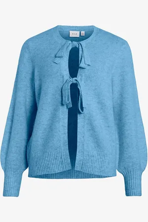 VILA Neuletakki viEllie L/S Bow Knit Top
