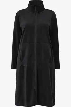 Zizzi Aamutakki mGry L/S Long Bathrobe