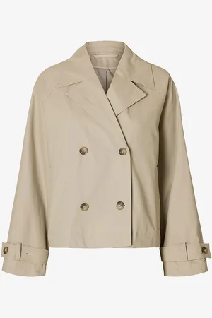 SELECTED Takki slfCilo Short Trenchcoat