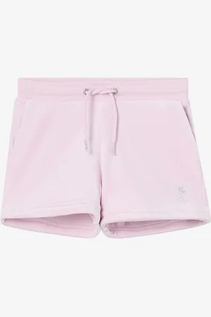 Juicy Couture Shortsit Diamante Velour Fold Up Short