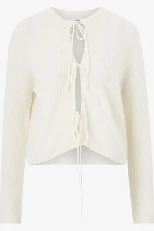 Gina Tricot Neuletakki Knitted Tie Cardigan