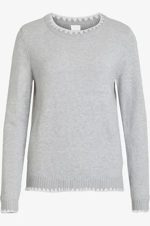 VILA Toppi viRil O-neck L/s Detail Knit