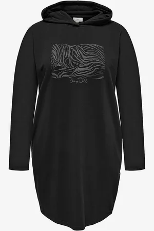 ONLY College-mekko carMabel LS Hoodie Dress Swt Jrs