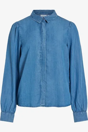 VILA Paita viGivani L/S Placket Denim Shirt