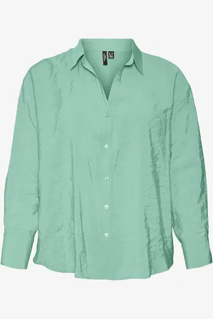 VERO MODA Paita vmQueeny LS Oversize Shirt Wvn