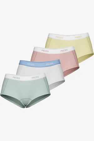 Pieces® Alushousut pcLogo Lady Solid 4 kpl