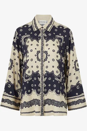By Malina Paita Meya Wide Fit Printed Shirt