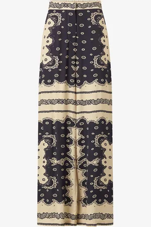 By Malina Housut Bella Satin Look Palazzo Pants