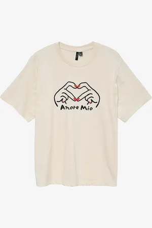 VERO MODA T-paita Vmvalerie Caty SS Tee Box Exp