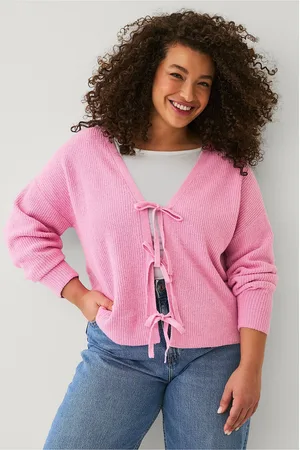 Zizzi Neuletakki mSunny L/S Tie Cardigan