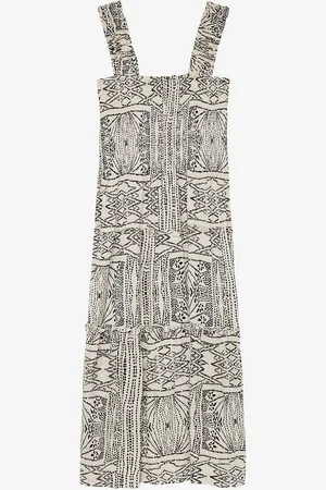 VERO MODA Mekko vmMenny SL Smock Calf Dress Wvn