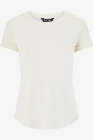 Ralph Lauren T-paita Cln Linen Blnd Jrsy-ssl-tsh