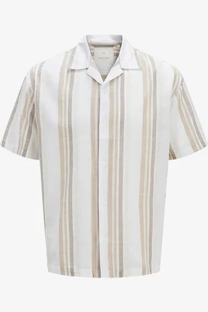JACK & JONES Paita jprccSummer Stripe Resort S/S Shirt