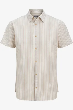 JACK & JONES Paita jjJoshua Oxford Stripe Shirt S/S