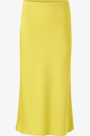 Calvin Klein Hame Matte Shine Satin Midi Skirt