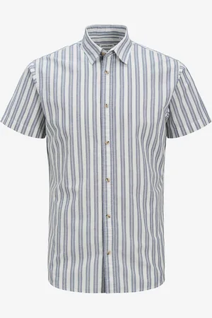 JACK & JONES Paita jjJoshua Oxford Stripe Shirt S/S