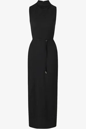 Calvin Klein Maximekko Crinkle Jersey Ankle Dress