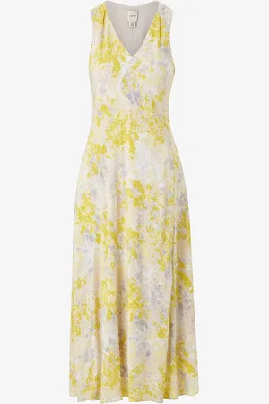 Calvin Klein Maximekko Print Abstract Ecovero VN Dress