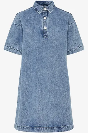 Pieces® Farkkumekko pcKenya SS A-shape Denim Dress