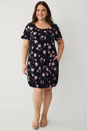 Zizzi Mekko jEasy S/S Aop Dress