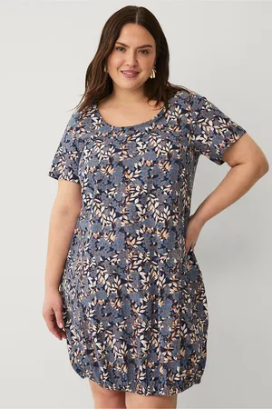 Zizzi Mekko jEasy S/S Aop Dress
