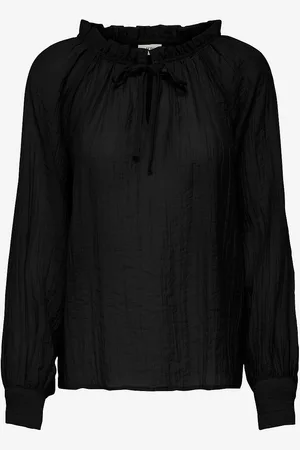 JDY Pusero Theo L/S V-neck Top Wvn